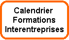 Calendrier Formations inter-entreprises